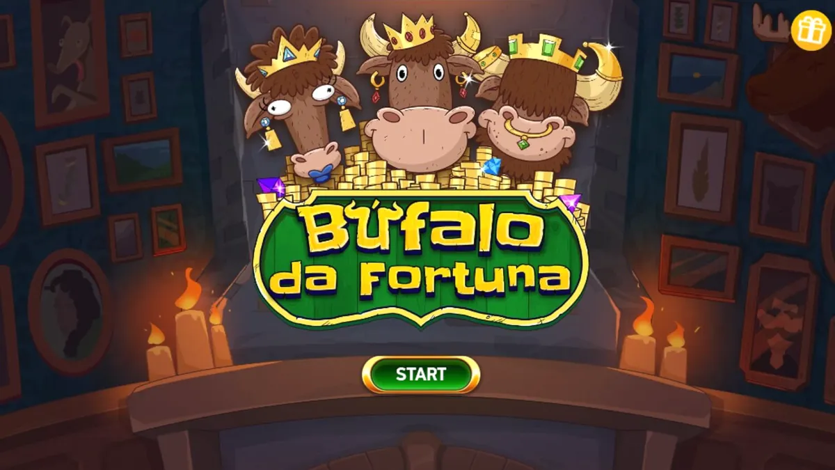 Giao diện trò chơi slot Buffalo da Fortuna với thiết kế vùng biên giới Mỹ