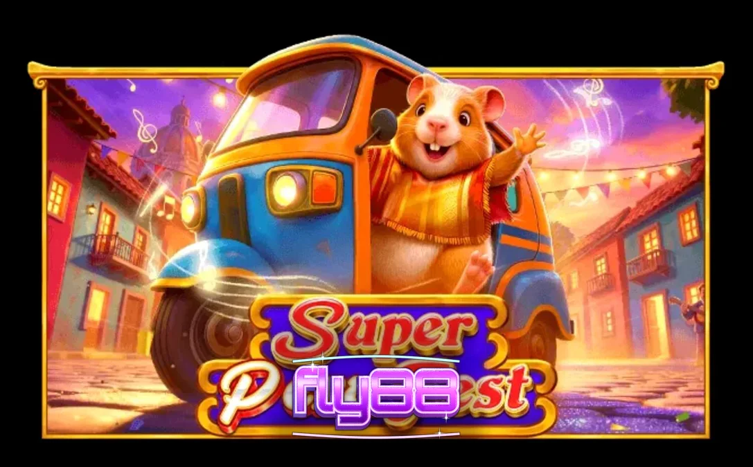 Giao diện lễ hội rực rỡ của trò chơi slot Super Peru Fest